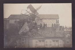 CPA Aviation Accident Aviateur Avion Carte Photo RPPC Non Circulé Villefranche Sur Saone Rhône. - Accidentes