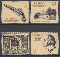 Samoa 1982 - The 250th Anniversary Of The Birth Of George Washington - Mi Block 27 + 473-476 ** MNH - George Washington