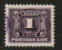 CANADA  Scott # J 1 VF USED (Stamp Scan # 558) - Port Dû (Taxe)