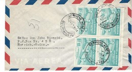 COVER CORREO BOLIVIA - VIA AIR MAIL - ZUERICH - SUIZA. - Bolivie