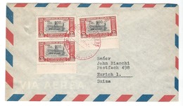 COVER CORREO BOLIVIA - VIA AIR MAIL - ZUERICH - SUIZA. - Bolivie