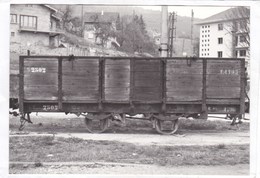 CPSM.  15 X 10,5  -  Wagon Plat No 2502. Empattement Court A Bonne, Photo Veritable, J.-L. Rochaix 1960  -  646.6 CEN - Bonne