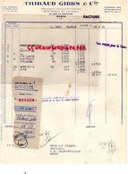 ALGERIE- ALGER-  FACTURE THIBAUD GIBBS - 1959 - Otros & Sin Clasificación