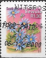 SOUTH AFRICA 2001 Flora And Fauna - (1r.40)  Blue Marghuerite FU - Used Stamps