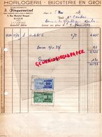 ALGERIE- ALGER RARE FACTURE J. FINQUENEISEL -HORLOGERIE BIJOUTERIE- HORLOGER BIJOUTIER-4 RUE MARECHAL BOSQUET- 1959 - Other & Unclassified