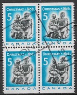 Canada 1968. Scott #488a (U) Christmas, Eskimo Family Carving - Timbres Seuls