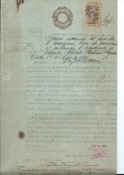 MACAU 1931 APPLICATION TO THE GOVERNOR OF COLONY OF MACAU, 19AVOS + REVENUE 5 AVOS, DOC. RELATED WITH LOTTERY GAMBLING - Cartas & Documentos