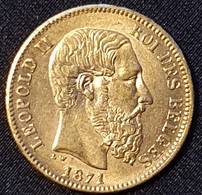 Belgium 20 Francs 1871 (Gold) - 20 Francs (oro)