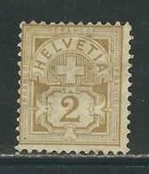SUISSE N° 58 * Charnière Propre - Unused Stamps