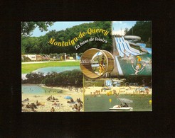 82 . MONTAIGU DE QUERCY . LA BASE DE LOISIRS . LE CAMPING . LE TOBOGGAN . LES PLAGES . MULTIVUES * - Montaigu De Quercy