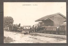 CONTRISSON   LA GARE   / Train  Wagons - Andere & Zonder Classificatie