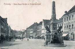 FREISING-OBERE HAUPT STRASSE M. KRIEGERDENKMAL-1925 - Freising