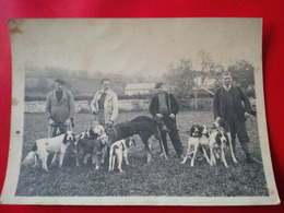 GRANDE PHOTO SAINT HUBERT ST GIRONS RIMONT CAZAVET CHASSEURS AVEC SANGLIER ET CHIENS - Sports