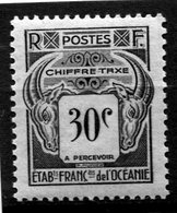 OCEANIE   N°  19 ** (Y&T)  (Taxe) - Timbres-taxe