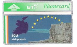 UK - Great Britain - BT - ECU Irish Pounds Ireland Eire - 5 Units - Mint - Limited Edition - 309G - BT Edición Extranjera