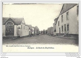 -30% . BASTOGNE ..-- Route De NEUFCHATEAU . 1904 Vers OSTENDE ( Melle Henriette DE PONT ) .  Voir Verso . - Bastogne