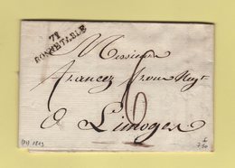 Bonnetable - 71 - Sarthe - Courrier De 1813 - 1801-1848: Précurseurs XIX