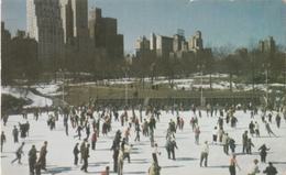 NYC New York City Wallman Memorial Skating Ring In Central Park 1960 Postcard - Central Park