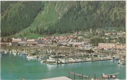 JUNEAU AK ALASKA Harbor Marina View Postcard - Juneau