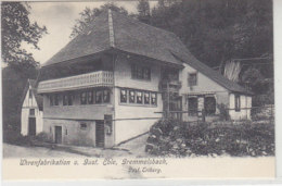Uhrenfabrikation V. Gust. Eble, Gremmelsbach, Post Triberg - Um 1910 - Triberg