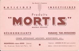 RATICIDES - INSECTICIDES "MORTIS" Montreuil-sous-BOIS 13, Avenue Gabriel-Péri - Métro CROIX-de-CHAVAUX - Produits Ménagers