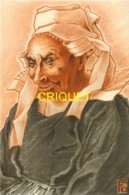 Illustrateur Géo Fourrier, Belle Série De 8 Cartes Des Visages Bretons - Fourrier, G.