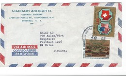 COVER CORREO AERO - BY AIR MAIL - HONDURAS - TEGUCIGALPA - ERLAU - ALEMANIA.. - Honduras