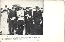 BELGIQUE - BRUXELLES - OSTENDE --  Le Raid Militaire International - 27 Aout 1902 - Les Vainqueurs - Feiern, Ereignisse