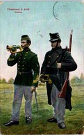 MILITAIRE -- Chasseur à Pied - Clairons - Belgique - Uniformes