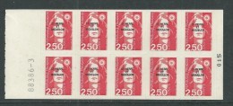 St Pierre Et Miquelon Carnet N° C 557 XX  Carnet De 10 X 2 F. 50 Marianne Du Bicentenaire Le Carnet TB - Postzegelboekjes