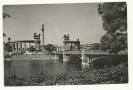 CARTE POSTALE DE BUDAPEST  MILLENIUM MONUMENT. - Hungary