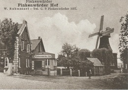 AK Hamburg Um 1930 Finkenwerder Gasthof Restaurant Finkenwärder Hof Rahmstorf Mühle Windmühle Windmill Repro Neudruck - Finkenwerder