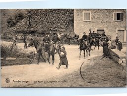 MILITARIA - Armée Belge - Etat Major D'un Régiment De Ligne - Regiments