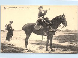 MILITARIA - Armée Belge -- Trompette D'Artillerie - Regimientos