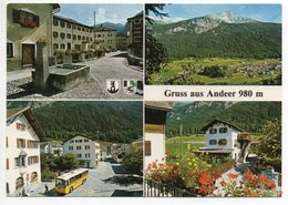 Gruss Aus ANDEER Posta Postauto - Andeer