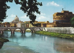 ITALIE---ROMA--ROME--ponte E Castel S. Angelo---voir 2 Scans - Bruggen