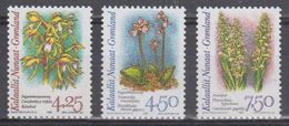 Greenland 1996 Flowers 3v ** Mnh  (45344c) - Cartoline Maximum