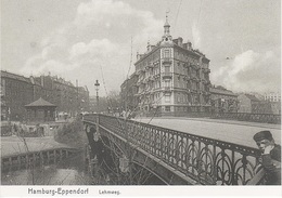 AK Hamburg Um 1910 Eppendorf Lehmweg Klosterallee Klosteralleebrücke Isebekkanal A Hegestraße Hoheluft Repro Neudruck - Eppendorf