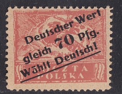 Poland Wählt Deutsch! - 70pfg - MNH - Neufs