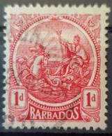 BARBADOS 1921 - Canceled - Sc# 154 - 1d - Barbades (...-1966)