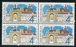 CZECH REPUBLIC 1993 Millenary Of Brevnov Monastery Block Of 4 MNH / **,  Michel 7 - Nuovi