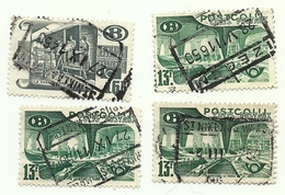 1950 - Belgio PP 324 X 3 + PP 326    Pacchi Postali       C4043   ---- - Bagagli [BA]