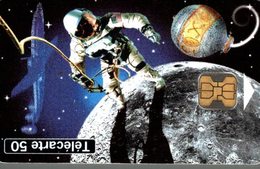 TELECARTE 50 UNITES LE XXe SIECLE  CARTE N° 1 LA CONQUETE SPATIALE - 2000