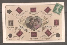 Langage Des Timbres    Semeuses     Oblit   5 C Semeuse  1909   /  Muguet - Francobolli (rappresentazioni)