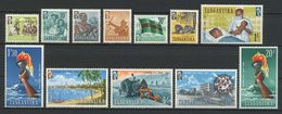 TANGANYIKA 1961  N° 40/51 ** Neufs MNH LUXE C 40 € Indépendance Animaux Lion Flore Café Education Minéraux Diamant - Tanganyika (...-1932)