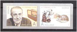 Norway 2014 Alf Prøysen, Author, Teskjekjerringa,cat, Radio  Mi 1860-1861. MNH(**) - Nuovi