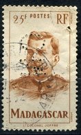 MADAGASCAR N°318 OBLITERE AVEC PERFORATION C.N - Usados