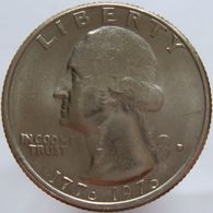 LaZooRo: United States Of America 25 Cents 1976 D UNC - Herdenking