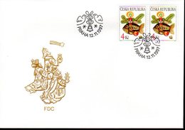 CZECH REPUBLIC 1997 Christmas On FDC.  Michel 164 - FDC