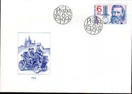 CZECH REPUBLIC 1997 Krizik 150th Anniversary On FDC.  Michel 151 - FDC